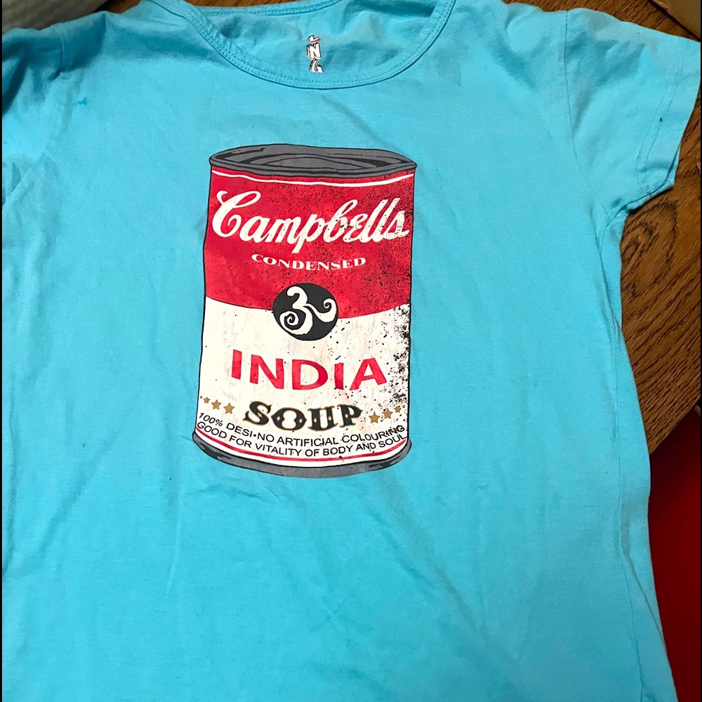 Campbell Soup Shirt India Warhol Inspired Design